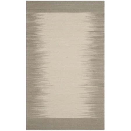 Safavieh Kilim Hand Woven Small Rectangle Rug- Beige - Light Green- 4 x 6 ft. KLM960A-4